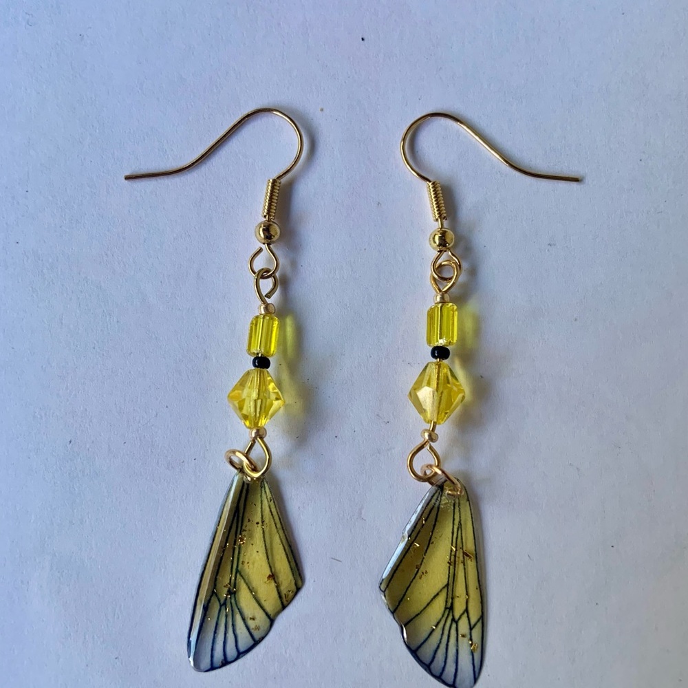 Butterfly or Fairy Wing Earrings